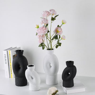 Arreglo Floral Geométrico Minimalista Negro - Image 11