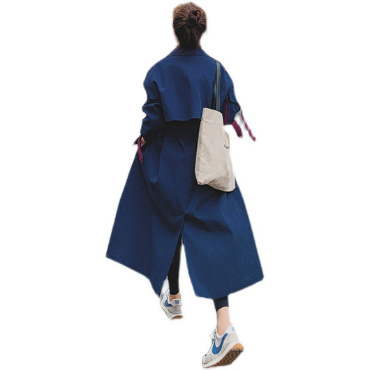 Abrigo Largo Hepburn Elegante Suelto para Mujer - Image 5
