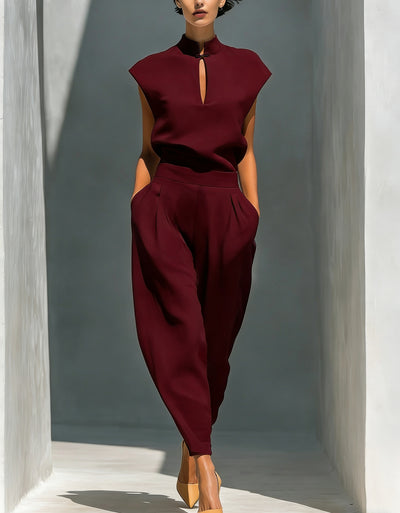 Conjunto de Pijama Satinado Estilo Chino para Mujer - Image 7