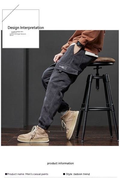 Pantalones Casuales Holgados Forrados en Fleece - Calidez y Estilo - Image 12