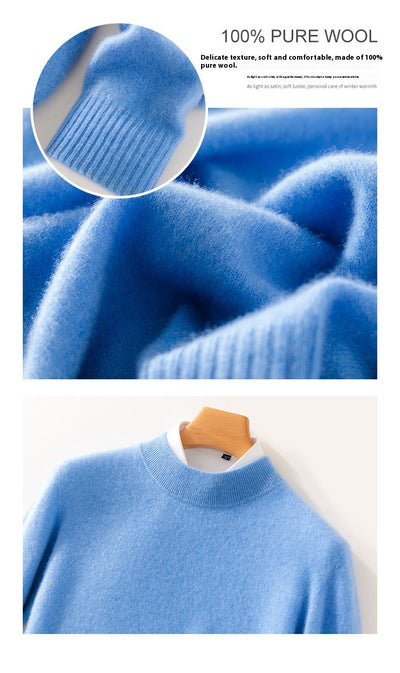Cardigan Tejido Grueso Corto de Color Liso - Abrigo Base Cálido - Image 27