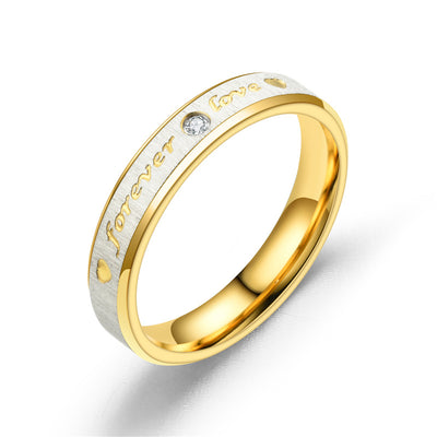 Anillo de Diamante Tallado Doble para Parejas - Diseño Europeo y Americano - Image 10