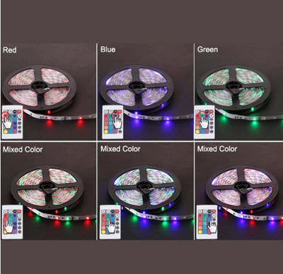 Kit Controlador LED RGB 300 Luces IP65 con Control Remoto 44 Teclas