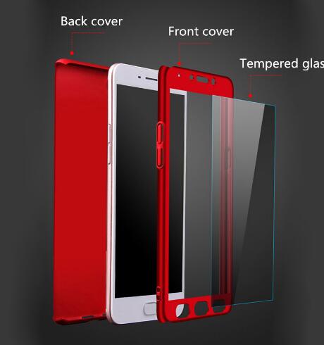 Funda 360° para Galaxy J5 J3 J7 Pro J2 Prime con Vidrio Templado