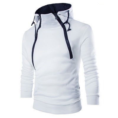 Chamarra Hoodie con Doble Cierre y Contraste de Colores - Image 13