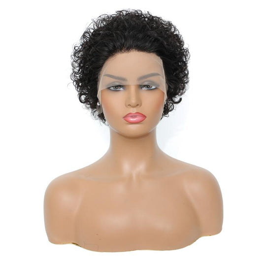 Peluca Rizada Africana con Encaje Frontal para Mujer - Image 14