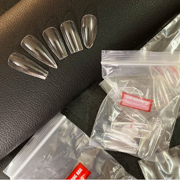 Uñas de Extensión Transparentes
