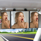 Espejo de Maquillaje para Auto con Parasol - Acero Inoxidable Premium