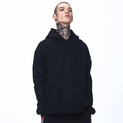 Sudadera Oversized para Hombre con Hombro Descubierto - Hoodie de Otoño Talla Grande - Image 4