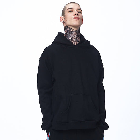 Sudadera Oversized para Hombre con Hombro Descubierto - Hoodie de Otoño Talla Grande - Image 4