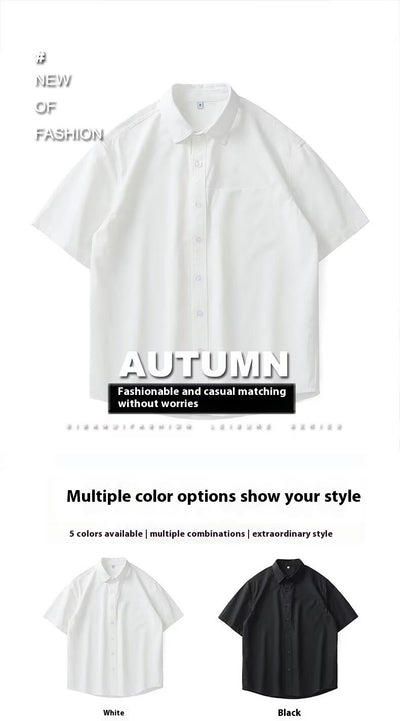 Camisa Americana de Hombre Manga Corta Peso Pesado - Image 17
