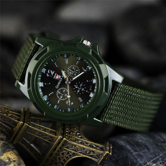 Reloj Militar con Correa Trenzada de Nylon - Image 8