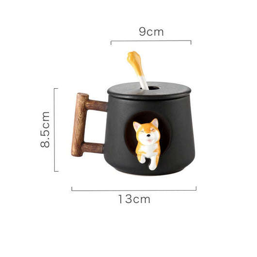 Taza de Cerámica Shiba Inu y Corgi para Parejas - Image 9