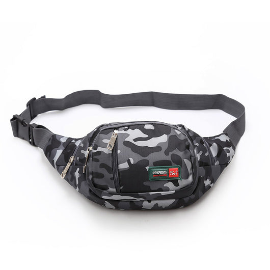 Riñonera Deportiva Impermeable Oxford - Bolsa Multifuncional para Viajes y Actividades Outdoor
