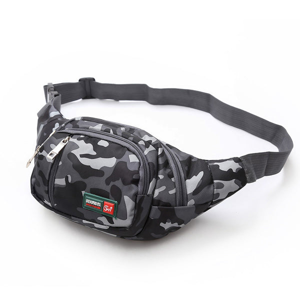 Riñonera Deportiva Impermeable Oxford - Bolsa Multifuncional para Viajes y Actividades Outdoor