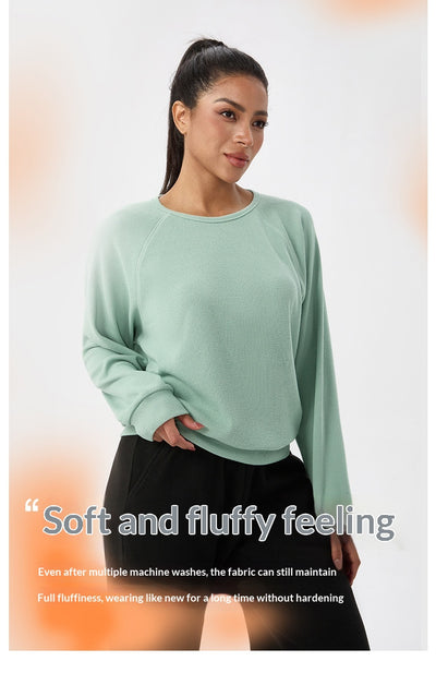 Blusa Deportiva Holgada de Manga Larga para Mujer - Image 7