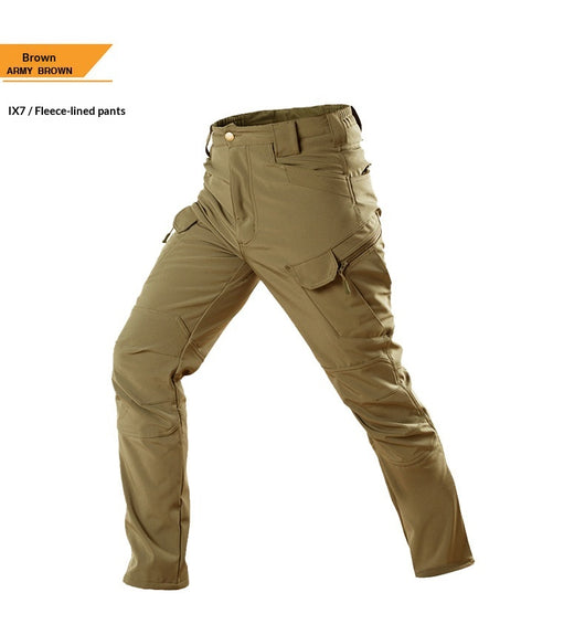 Pantalones Tácticos Impermeables con Forro Polar para Hombre - Protección Invernal - Image 14