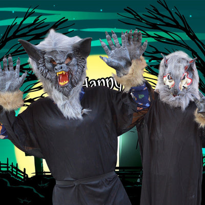 Máscara de Lobo para Escenario de Halloween