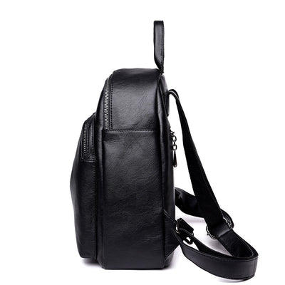 Mochila Convertible de Dama en Cuero PU Estilo Coreano - Image 3