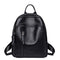 Mochila Conversível Feminina em Couro PU Estilo Coreano