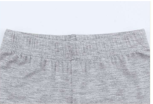 Leggings Niña Verano Modal Delgado Pantalón 3/4 Elástico Talla Grande - Image 11