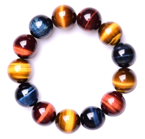 Pulsera de Ojo de Tigre Tricolor Grado 5A Natural - Image 5