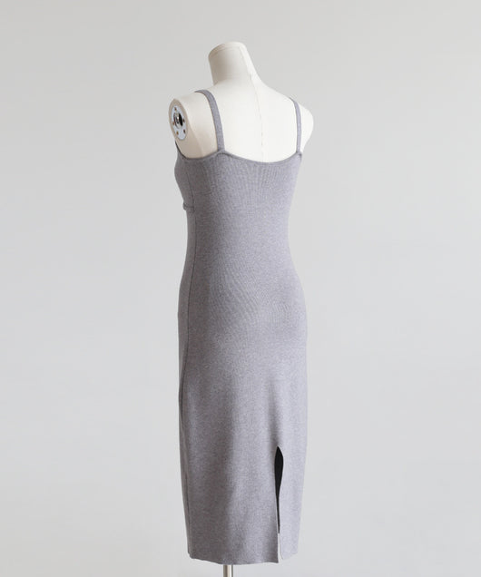 Conjunto Elegante: Cardigan Corto + Vestido Tejido con Tirantes - Image 33