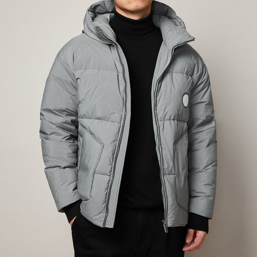 Parka Impermeable Ligera con Capucha para Hombre - Abrigo Térmico Invierno - Image 23