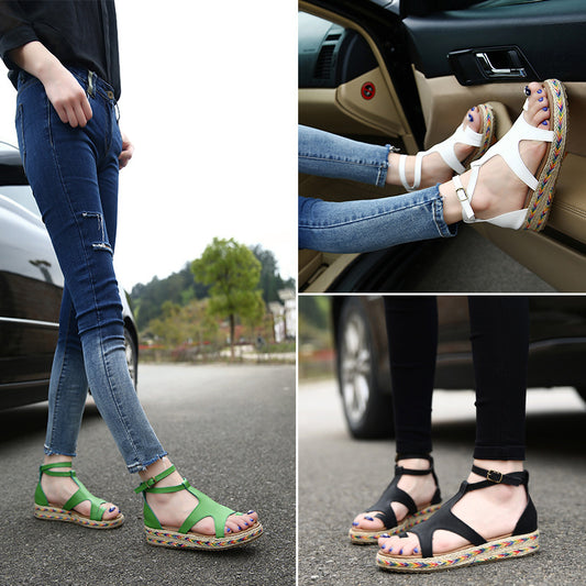 Sandalias Romanas de Playa para Mujer - Cómodas y Versátiles