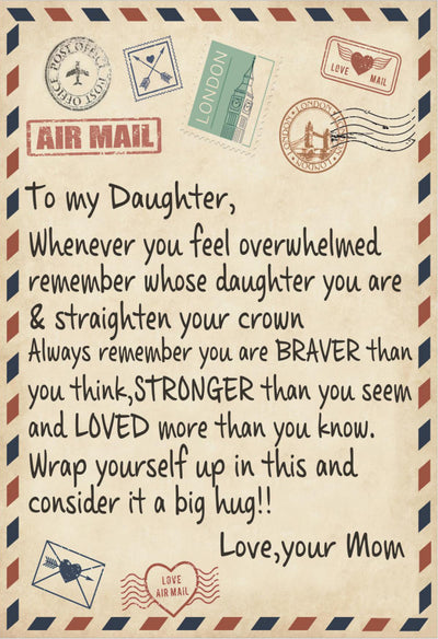 Manta Polar Personalizada con Mensaje de Amor - Carta Especial para Familia - Image 19