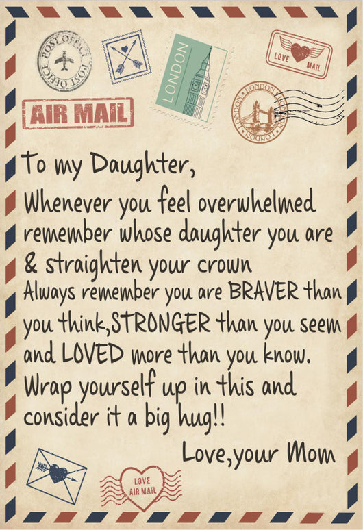 Manta Polar Personalizada con Mensaje de Amor - Carta Especial para Familia - Image 19