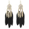 Tassel long earrings Negro