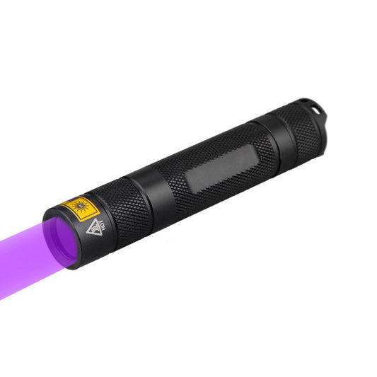 Linterna Detectora UV 365nm - Lámpara de Luz Negra para Inspección Profesional