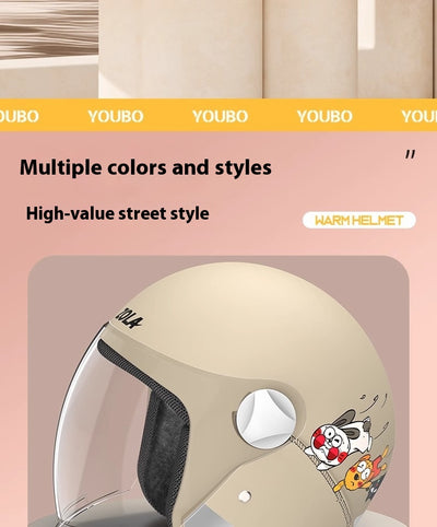Casco de Bicicleta Eléctrica con Bufanda Térmica para Hombre y Mujer - Image 28