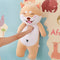 Peluche Husky de Algodón Premium - Almohada Suave con Plumas para Regalar