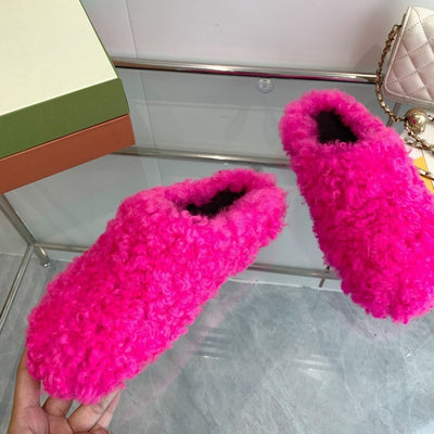 Pantuflas de Pareja Four Seasons con Punta Cerrada y Crin de Caballo - Image 10
