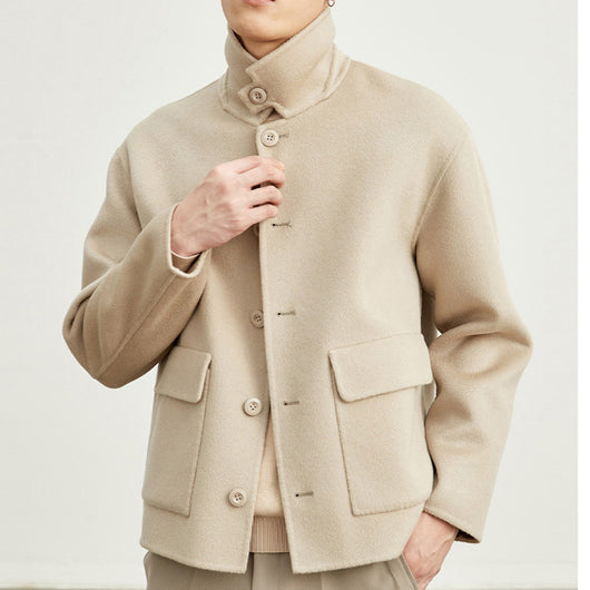 Chaqueta de Lana Reversible para Hombre - Corte Clásico - Image 6