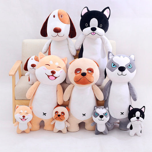 Peluche Husky de Algodón Premium - Almohada Suave con Plumas para Regalar - Image 2