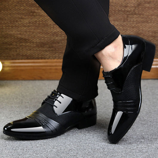 Zapatos de Cuero Formal para Hombre - Elegancia Business Casual - Image 9
