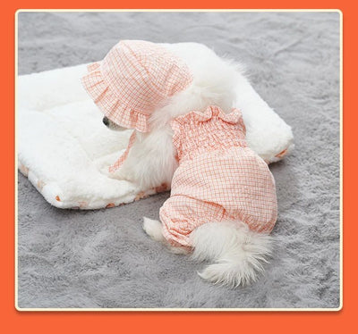 Conjunto de Ropa para Perro Mono Naranja con Gorro - Outfit Fashionable para Mascotas Pequeñas - Image 17