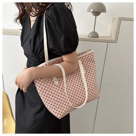 Bolso Tote Bandolera de Gran Capacidad Estilo Minimalista - Image 11