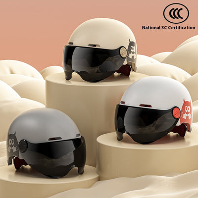 Casco Eléctrico para Motocicleta de Pareja - Protección Todo Clima - Image 3