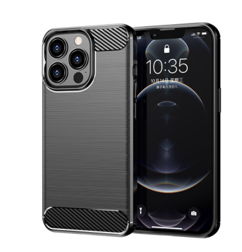 Funda de Fibra de Carbono Cepillada - Protección Premium para tu Teléfono - Image 6