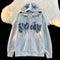 Cardigan Mujer Letter XINGX con Cierre de Cremallera