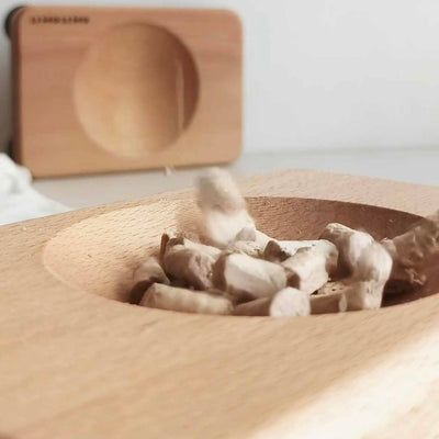 Comedero para Gatos de Cerámica con Base de Madera Sólida - Image 14