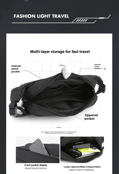 Bolsa Crossbody Deportiva para Hombre con Gran Capacidad - Image 17