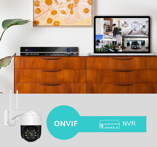 Cámara de Seguridad WiFi 360° con Movimiento y Visión Nocturna - Image 7