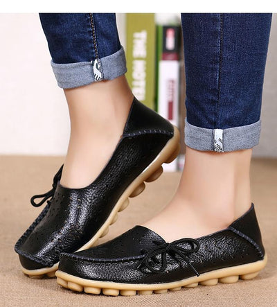 Zapatos Bajos Cómodos para Mamá con Diseño Perforado - Image 6