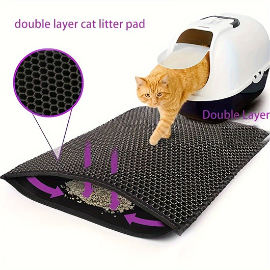 Tapete Absorbente Doble Capa para Arenero de Gatos - Image 7