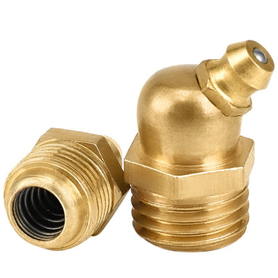 Niple de Engrase de Cobre Puro con Cabezal Tipo Taza 45° y Boquilla 90° - Image 2
